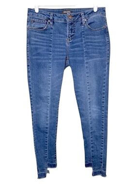 Dear John Cropped Skinny Jeans Frayed Step Hem Size 27 Casual Streetwear